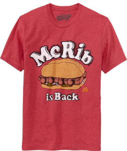 mcrib is back t shirt