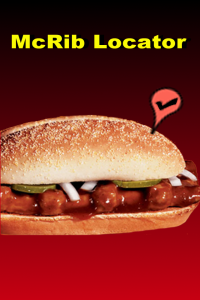 McRib Locator 2015