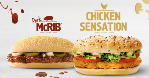 Malta McRib and Chicken Sensation