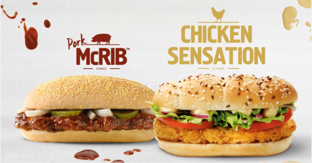 Malta McRib and Chicken Sensation